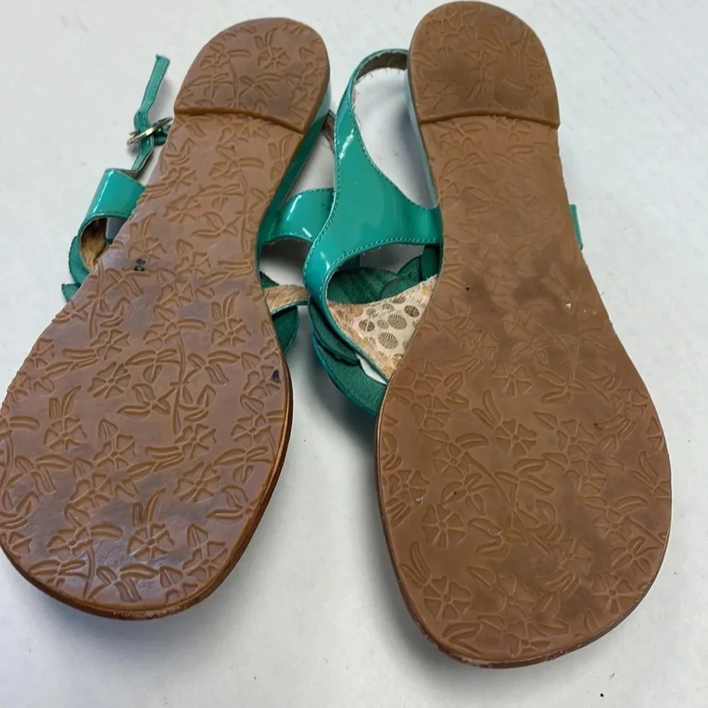 Poetic licence blue flower sandals